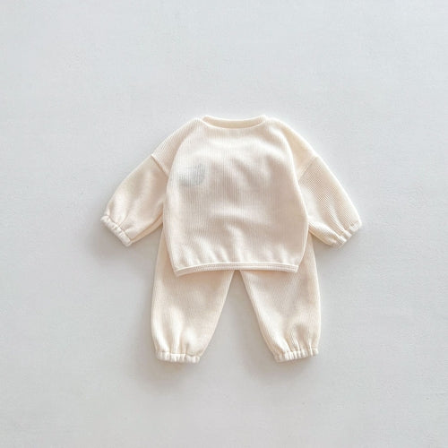 Infant Baby Bear Head Long-sleeved Pants Sets