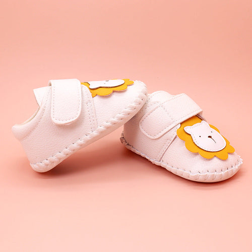 Baby Bear Patched Pattern Soft Sole Toddler Shoes Indoor