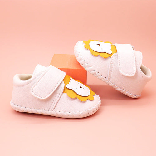 Baby Bear Patched Pattern Soft Sole Toddler Shoes Indoor